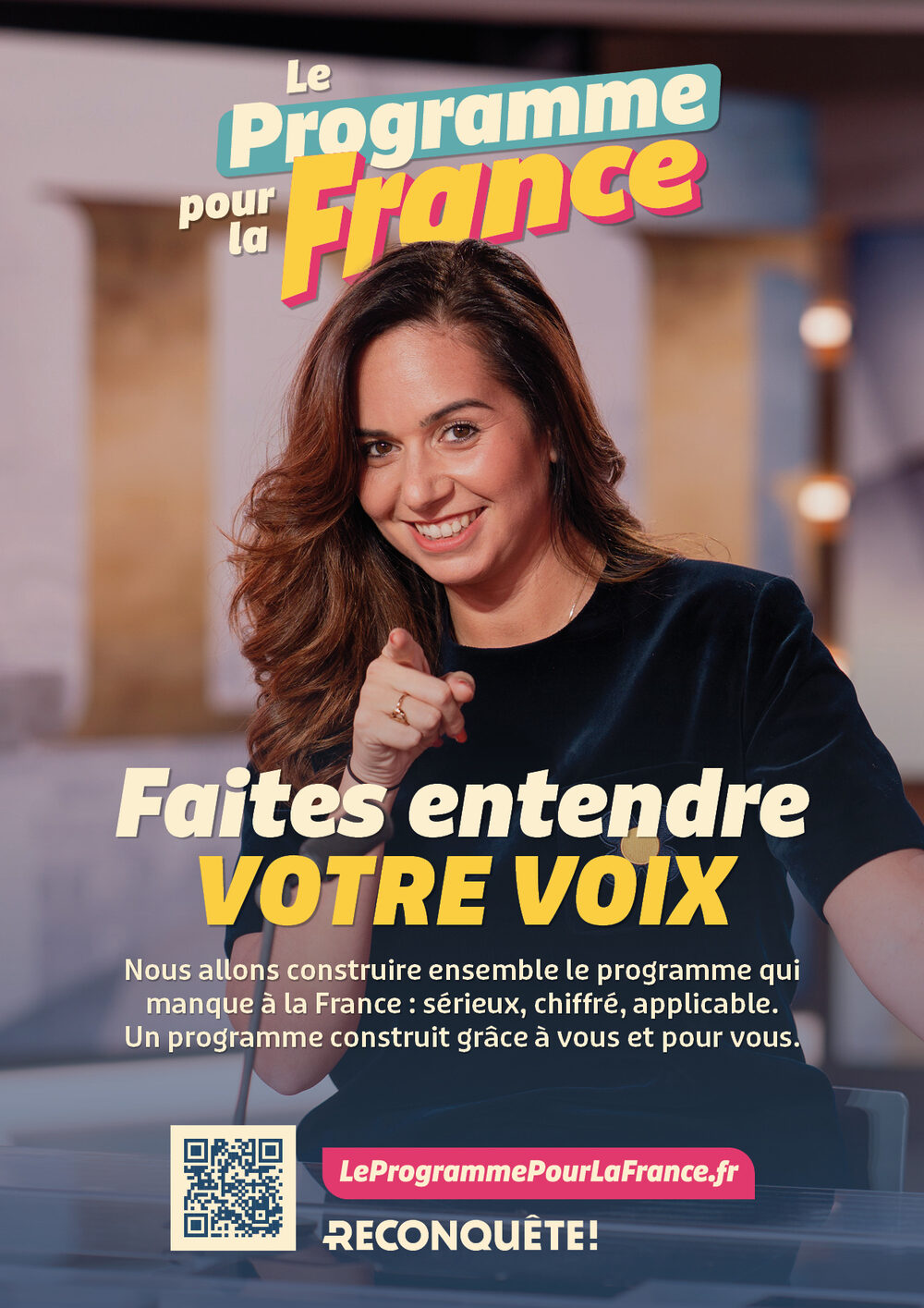 Tract Le programme pour la France — recto