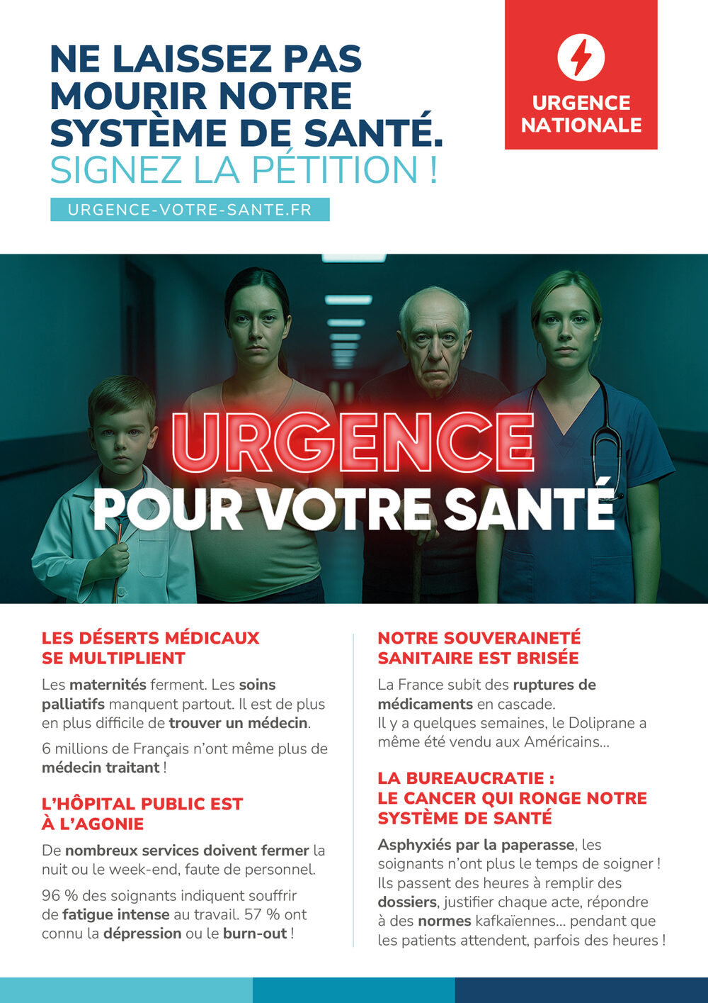 Tract Urgence pour votre santé — recto